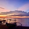 Bali strand zonsondergang